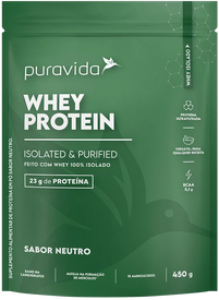 WHEY PROTEIN ISOLADO - WHEY 100% ISOLADO NEUTRO 450g